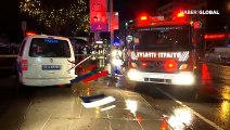 Beşiktaş'ta korkunç kaza: Arkadan gelen aracın altında kaldı