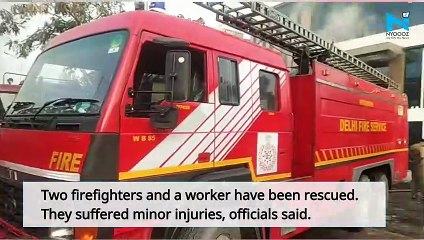 Workers trapped after fire, explosion at battery factory in Delhi