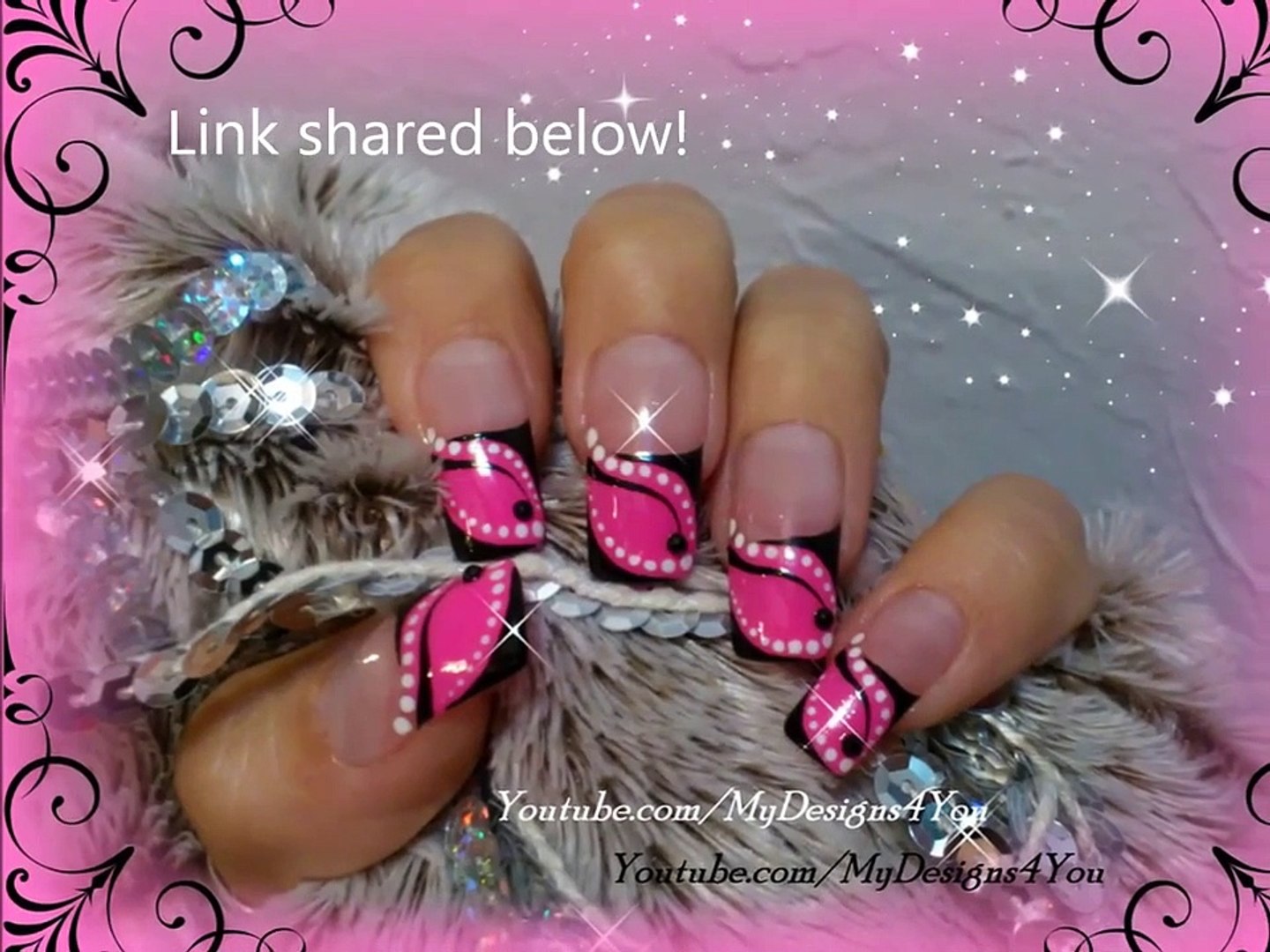 Monochrome nail Designs Collab! - with MyDesigns4You Nail Art! - video  Dailymotion