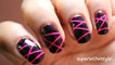 Neon Laser __ Stylish nail Art Designs (Easy Nail Designs Tutorial for Nail Art)