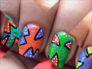 Pop Art Nails - Drawing on Nails