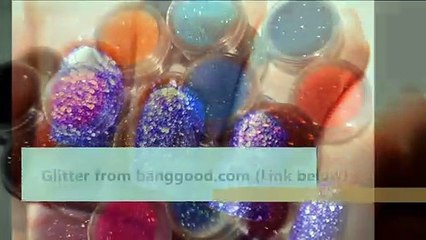 Powder Glitter Nails _ Cute Nail Designs