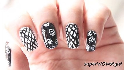 Rose Drawing _ Easy Nail Art Designs For Beginners