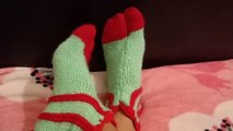 Beautiful knitting design for ladies socks