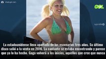“¡Irreconocible!”. Lady Gaga en bikini sin Photoshop: “¡Vaya barriga!”