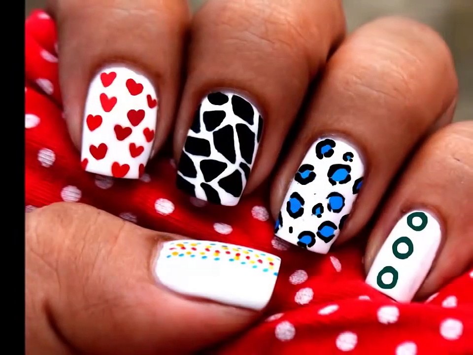10. Cute and Colorful Toothpick Nail Designs - wide 2