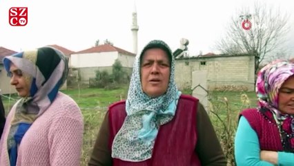 “Tapusu bende” diyerek yolu ulaşıma kapattı