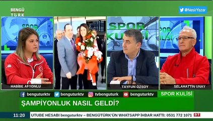 SPOR KULİSİ 2 OCAK 2020 HABİBE AFYONLU TAYFUN ÖZSOY SELAHATTİN UNAY