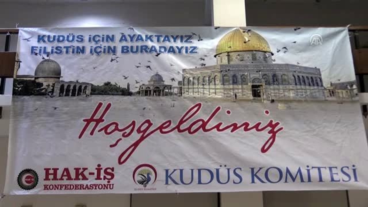 HAK-İŞ, Filistin ve Kudüs için de "meydanlarda" - HATAY