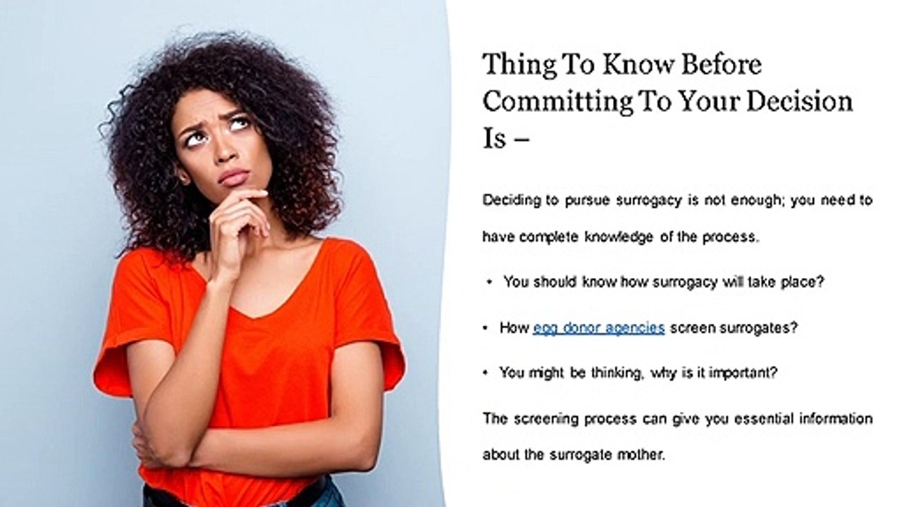 Everything About The Screening Process Of Surrogate Mother