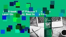 Full E-book  SSAT Practice Tests: Upper Level (2nd Edition)  Best Sellers Rank : #3