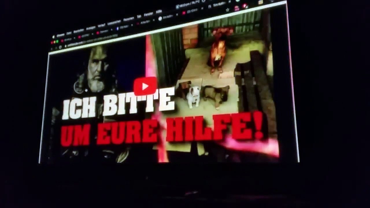 Tierjammer und Tim Kellner 's personliche Burgung fur 4000 Euro Spende nach Serbien