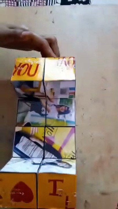 Beautiful Hand Crafted Video For Your Loved Once / Customized Photo On Gift Box