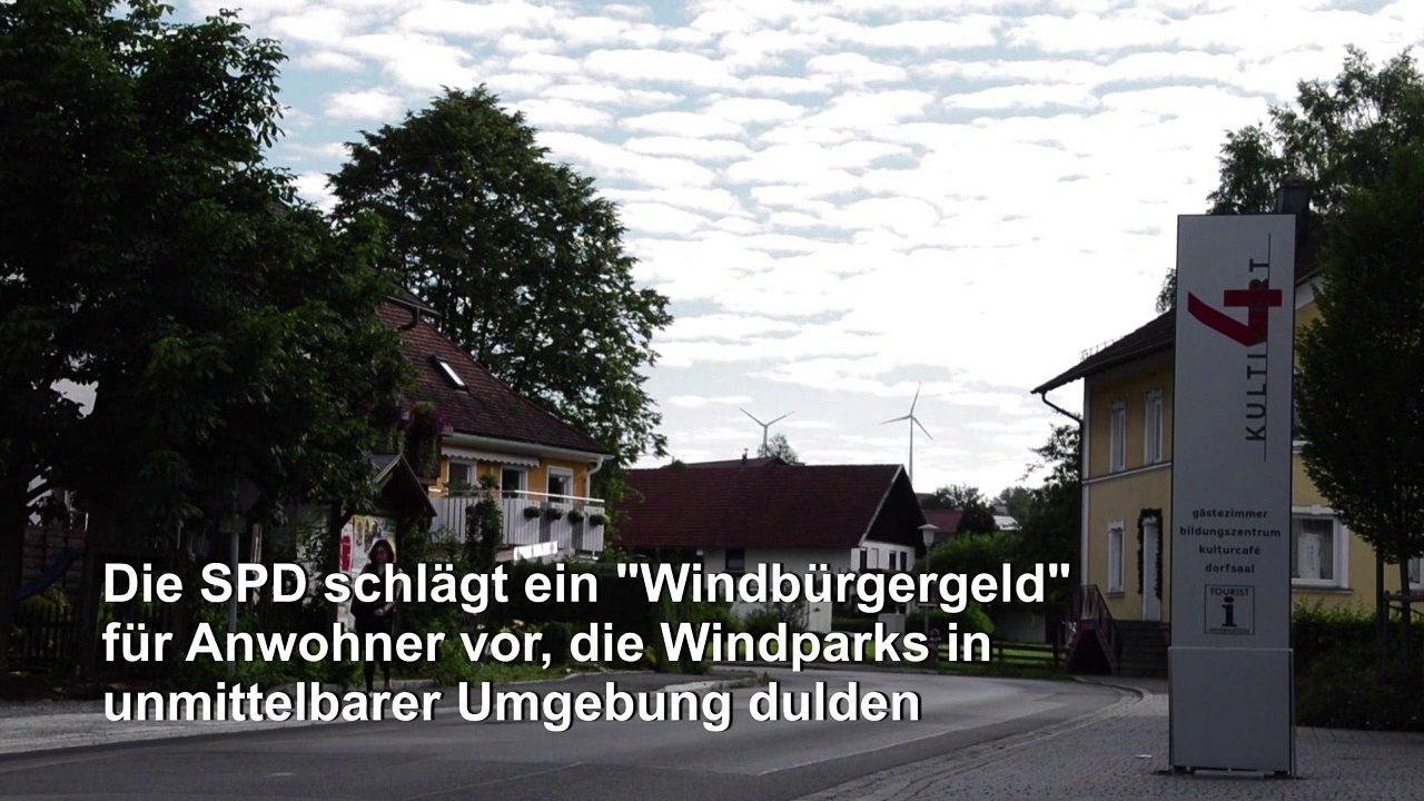 Spd schlägt "windbürgergeld" vor