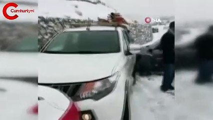 20 araç birbirine girdi!