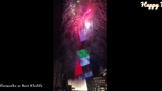 Fireworks at Burj khalifa with Hareem Shah and Sandal Khatak