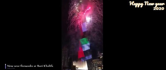 Fireworks at Burj khalifa with Hareem Shah and Sandal Khatak