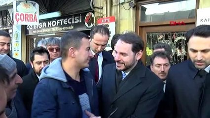 Çanakkale bakan albayrak esnaf ziyaretinde bulundu