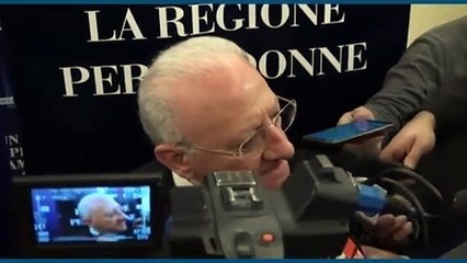 De Luca- In Campania raggiunti traguardi storici (31.12.19)
