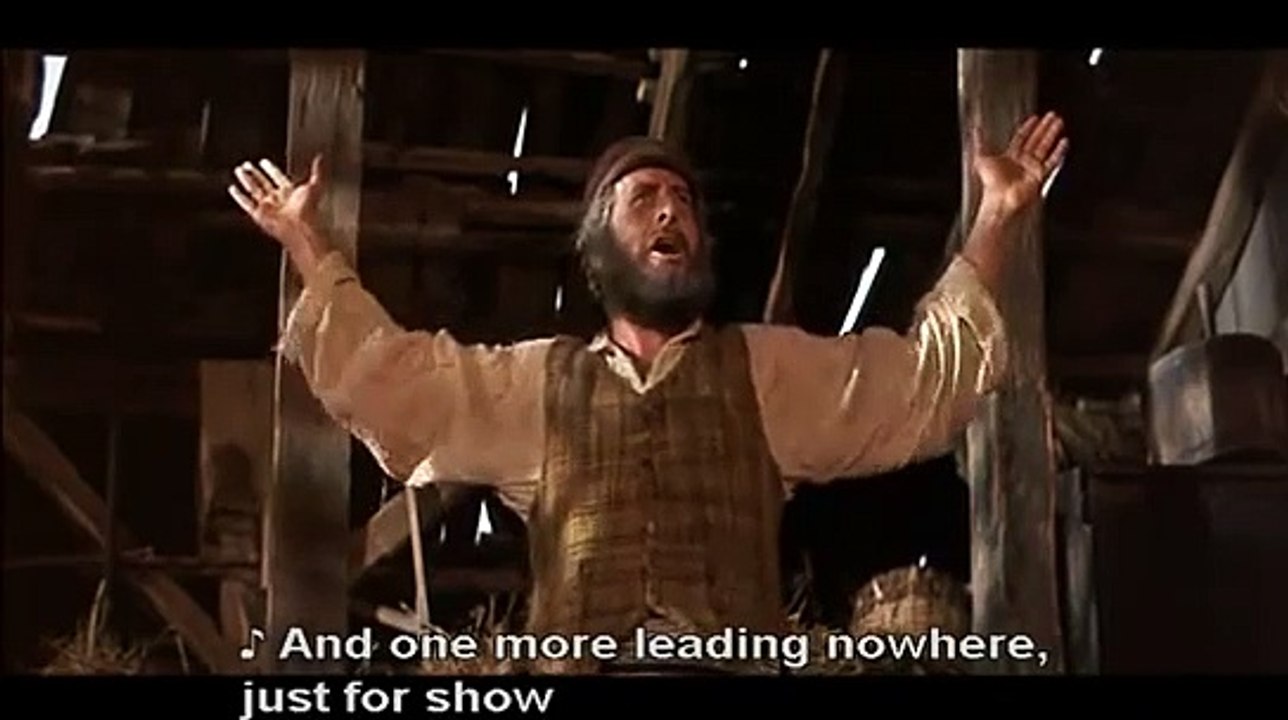 Fiddler on the roof - If I were a rich man (with subtitles)