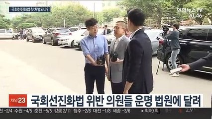 국회선진화법 벌금 500만원 이상시 의원직 상실