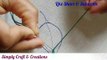 Leaf embroidery with fly  stitch/ Hand Embroidery design for Leaf/ Leaf Embroidery tutorial/