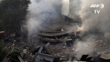 Se derrumba un edificio en tercer gran incendio en un mes en Nueva Delhi