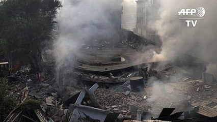 Se derrumba un edificio en tercer gran incendio en un mes en Nueva Delhi