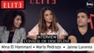 ELITE : Jaime Lorente, Mina El Hammani & Maria Pedraza en interview barrée