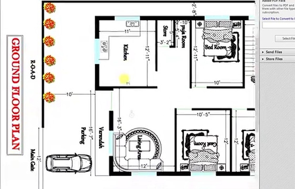 5 BHK HOUSE PLAN VILLAGE STYLE