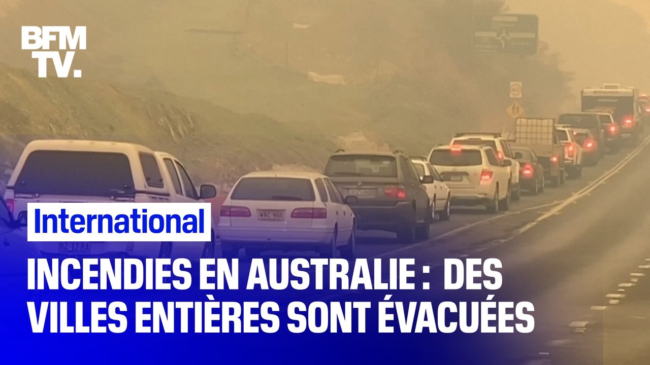Des villes entières sont évacuées à cause des incendies en Australie
