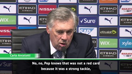 Pep and Ancelotti disagree over Calvert-Lewin tackle
