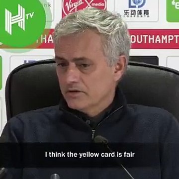 Football - Premier League - José Mourinho : I think the yellow card is fair because I was rude, but I was rude to an idiot!