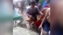 Brezilya'da şelale altında yüzen turistler akıntıya kapıldı 5 ölü
