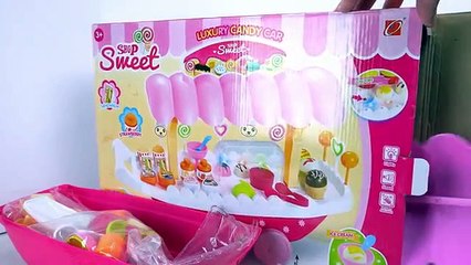 Let's Play with Toy Foods: Lego Ice Cream and a Birthday Cake-