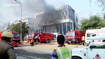 Massive fire breaks out at factory in Delhi leaving 14 injured and one dead