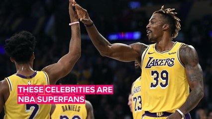 Are these stars the biggest NBA fans of all time?
