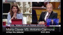 María Claver se abalanza contra Carmona: 