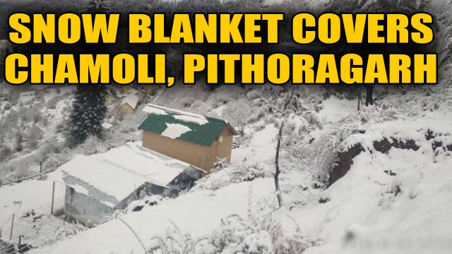 Heavy snowfall in Uttarakhand, tourists rejoice | OneIndia News