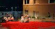 Film sahnesi olay oldu! Onur Tuna'dan Tuvana Türkay'a 100 bin gül yaprağı ile evlilik teklifi