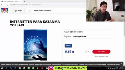 İNTERNETTEN NASIL PARA KAZANILIR KİTABINI YAZDIM