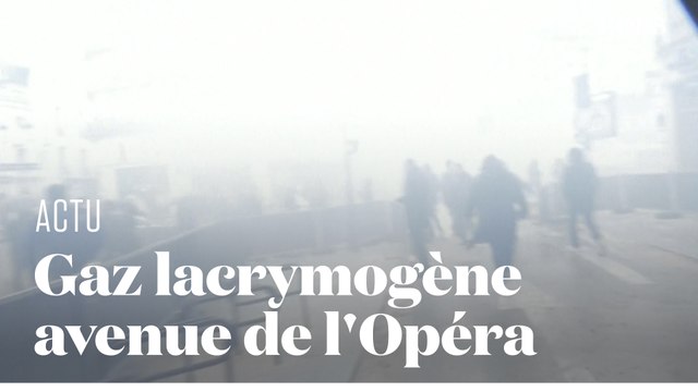 Heurts après une manifestation non déclarée de grévistes et de gilets jaunes devant le siège de LREM