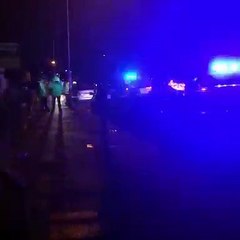 Police at the scene of a suspected murder in Lincoln Road - Kasir Rehman