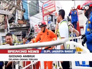 Delapan Orang jadi Korban Gedung Lima Lantai Roboh di Slipi