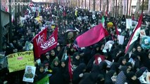 شاهد: إيران تشيع سليماني في مراسم حاشدة على وقع هتاف 