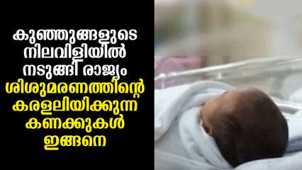 കുഞ്ഞുങ്ങളുടെ നിലവിളിയില്‍ നടുങ്ങി രാജ്യം, ശിശുമരണത്തിന്റെ കരളലിയിക്കുന്ന കണക്കുകള്‍ ഇങ്ങനെ