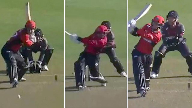 Leo Carter Hits Six Sixes In An Over, Becomes 7th Batsman To Achieve Feat || Oneindia Telugu