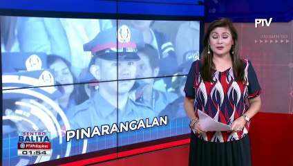 Pulis-Baguio na nakahuli sa pasaway na taxi driver, pinarangalan