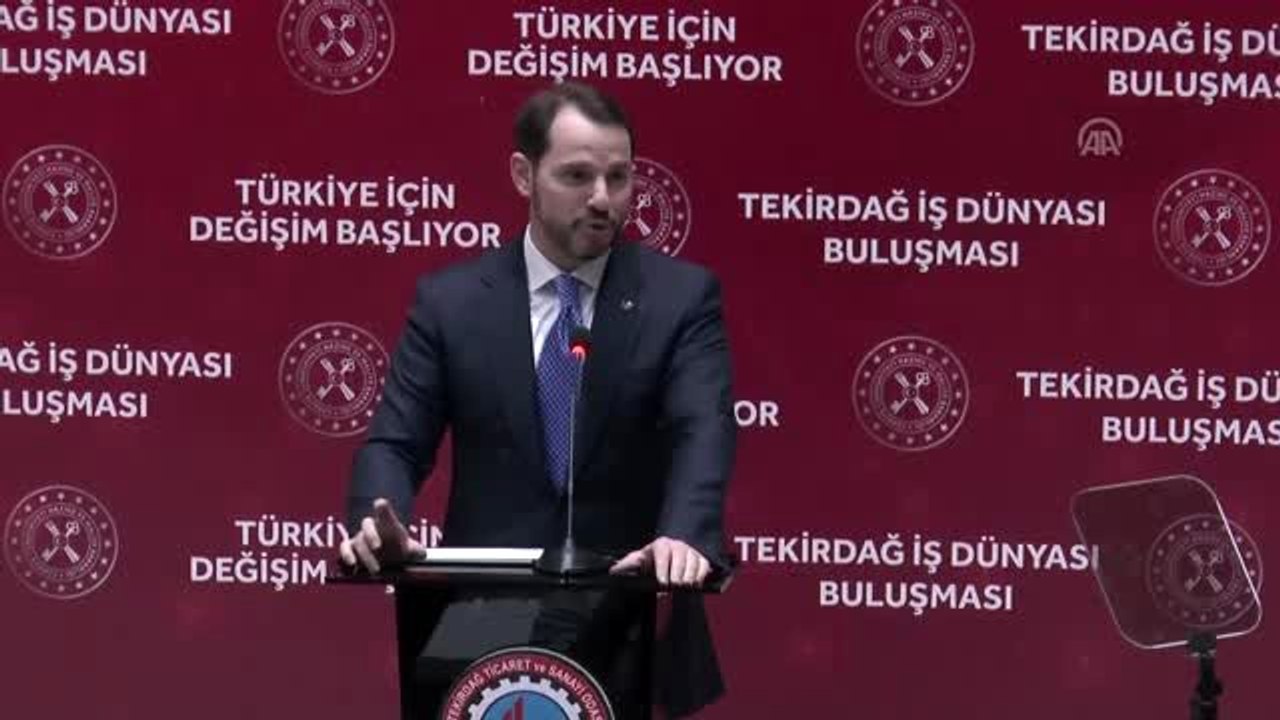 Bakan Albayrak: "2020 İVME yılı' dediğimiz, yani 'İleri, Verimli ve Milli Endüstri' yılı olacak"