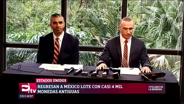 Regresan a México monedas prehispánicas